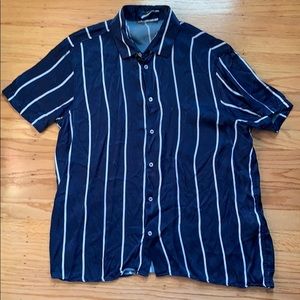 Silky zara button up short sleeve